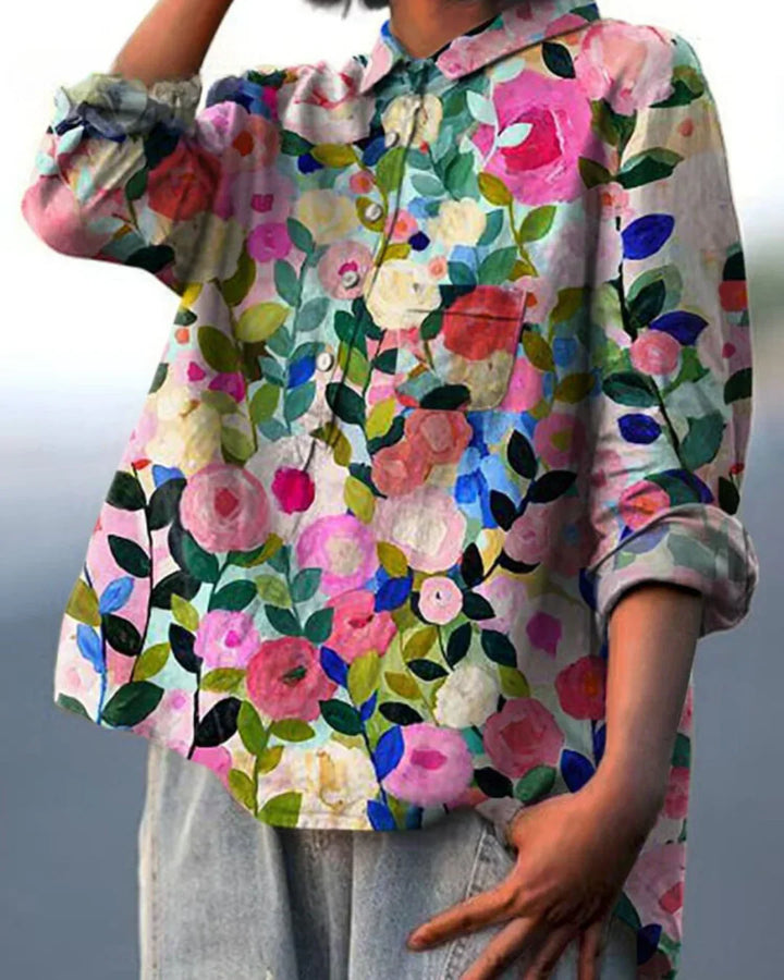 Blouse with Floral print - Pauline