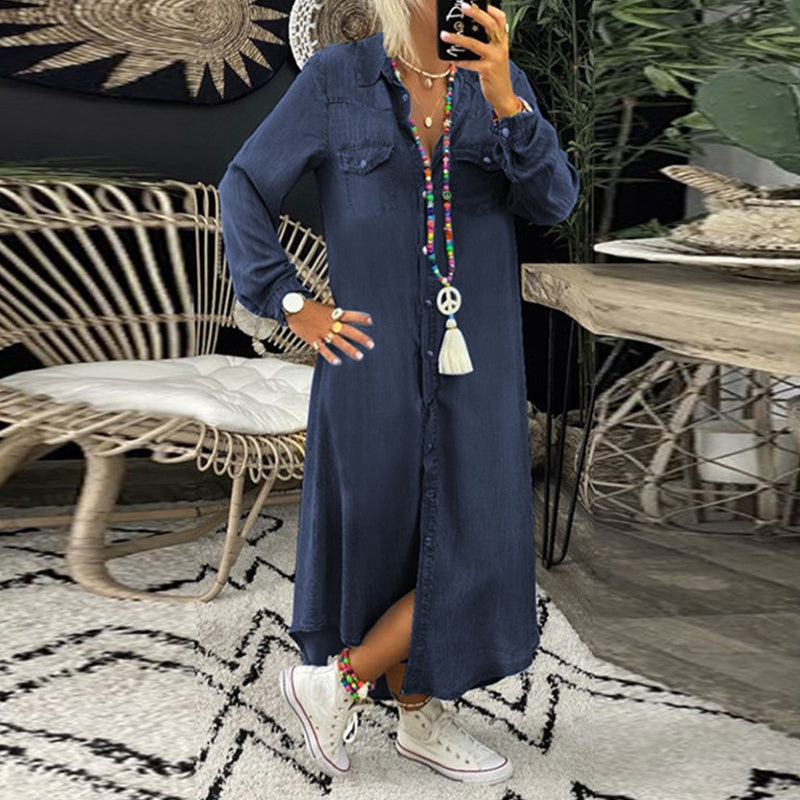 Comfortable denim dress - Lucia