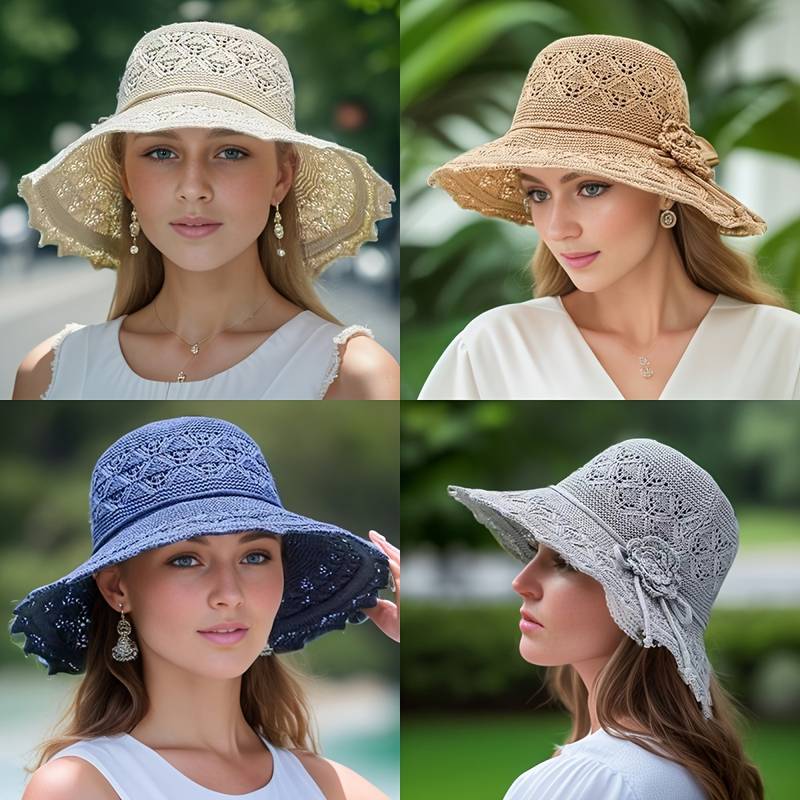 Miara | Elegant wide-brimmed folding hat