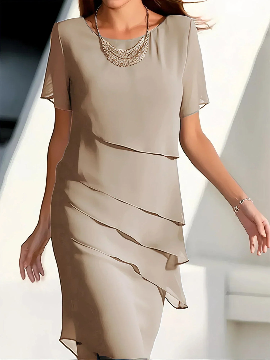 Elegant layered dress - Harper