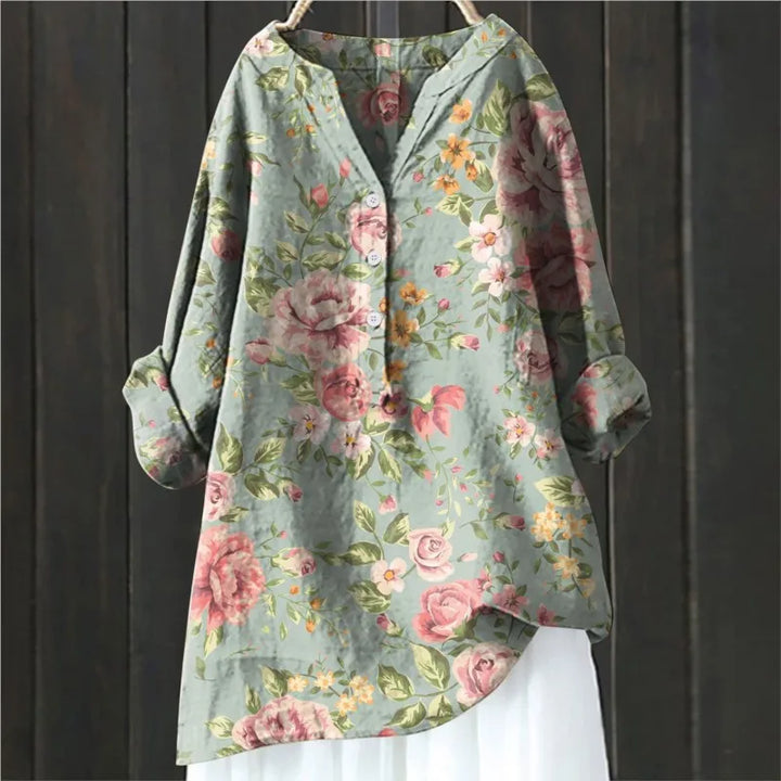 Casual blouse with Floral print - Tessa