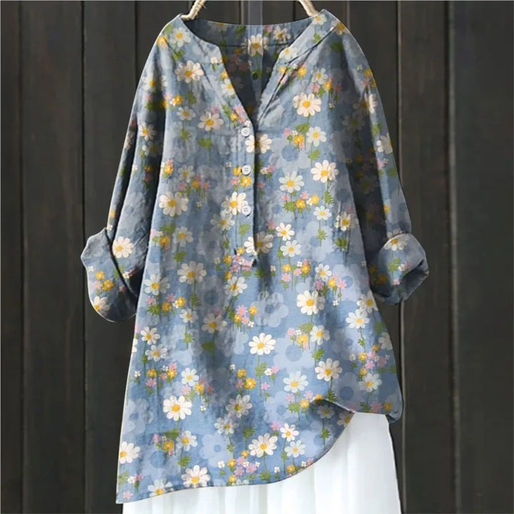 Casual blouse with Floral print - Tessa