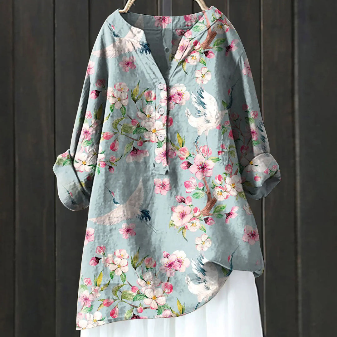 Casual blouse with Floral print - Tessa