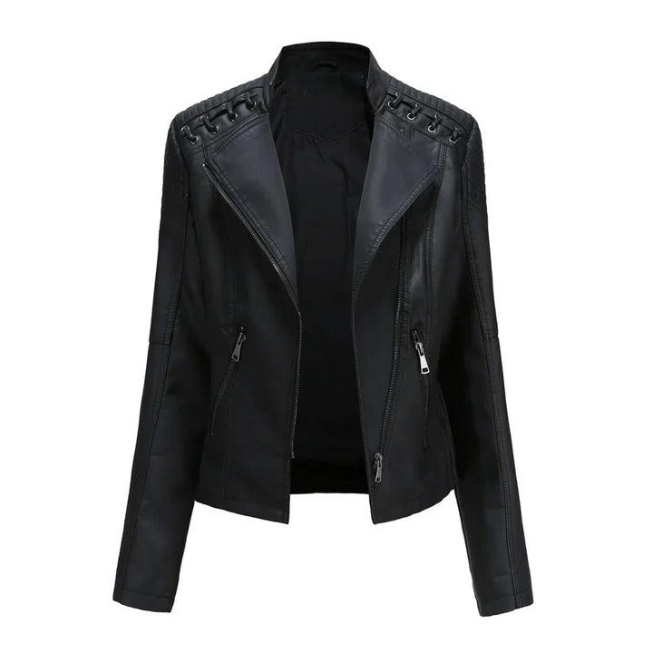 Clara | Faux Leather Jacket