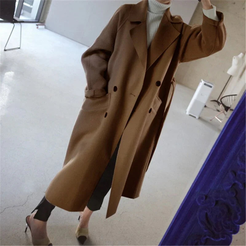 Khloe | Lined Wool Trench Coat