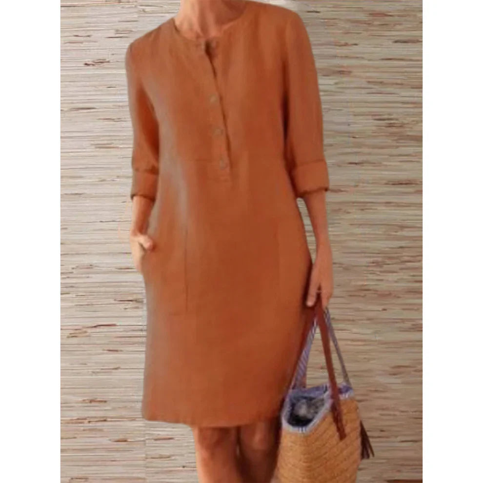 Alea | Casual Button Dress