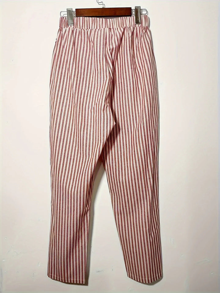 Liza | Casual Striped Pants