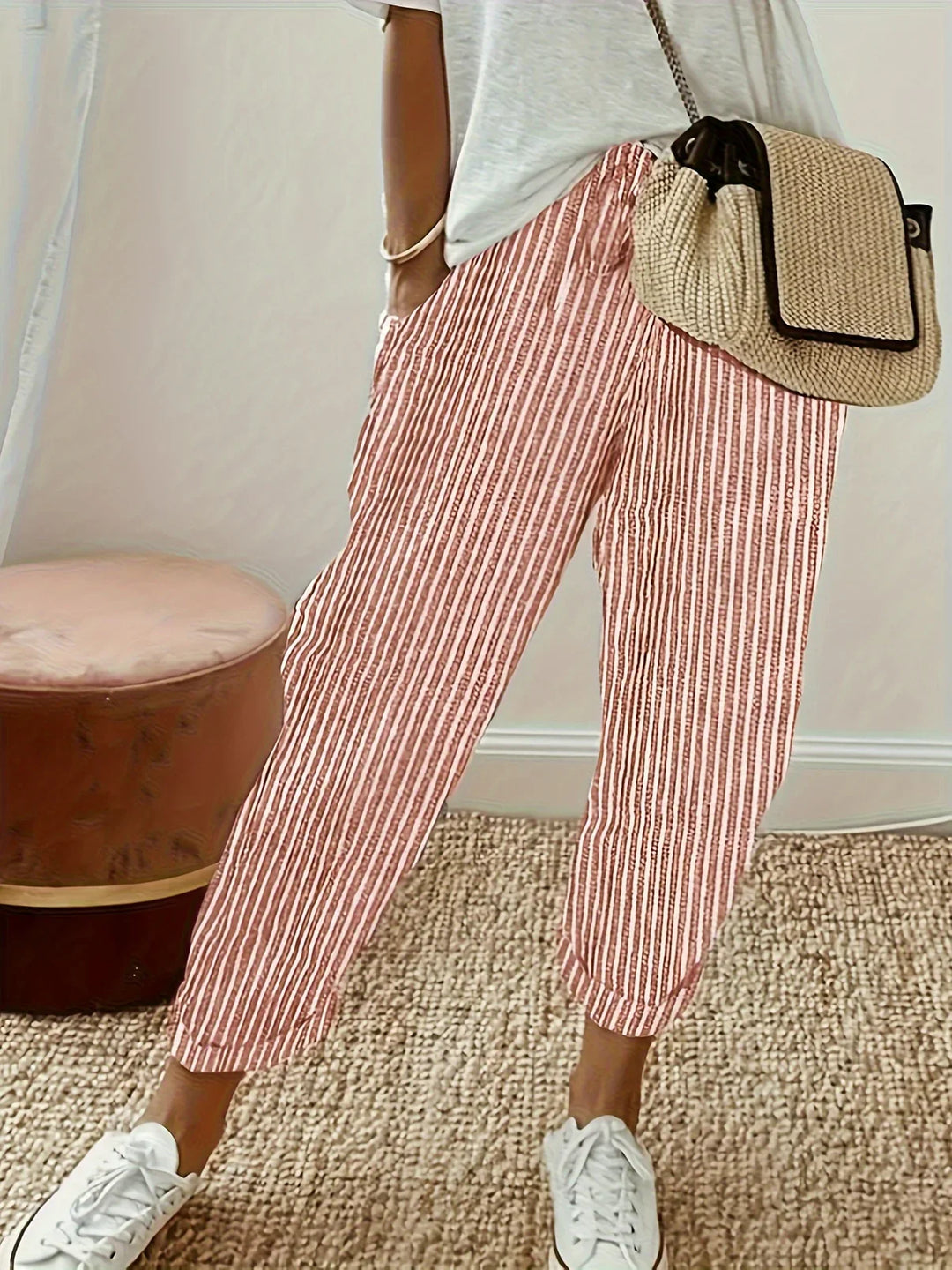 Liza | Casual Striped Pants